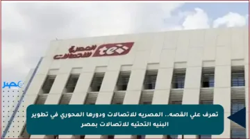 تعرف على القصة.. المصرية للاتصالات ودورها المحوري في تطوير البنية التحتية للاتصالات بمصر